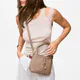 Tous | Mala de Ombro Pequena em Pele Tous Infinity Taupe | Misscath