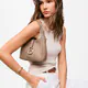 Tous | Mala de Ombro Pequena em Pele Tous Infinity Taupe | Misscath