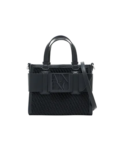 Mala de Tiracolo/Mão Armani Exchange Feminina Preta
