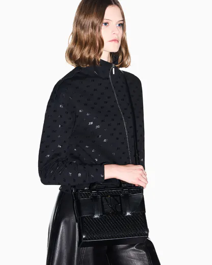 Mala de Tiracolo/Mão Armani Exchange Feminina Preta