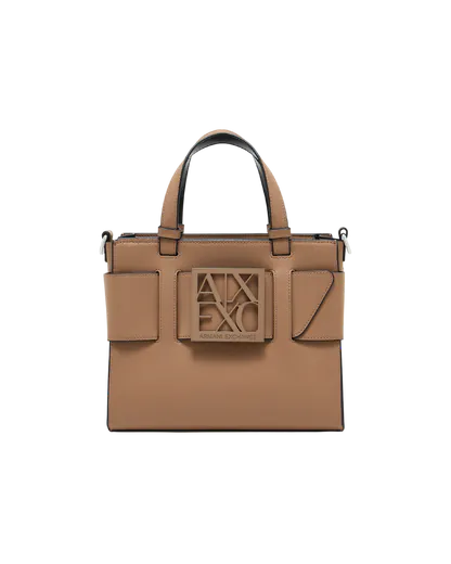 Mala de Mão/Tiracolo Armani Exchange Feminina Castanha