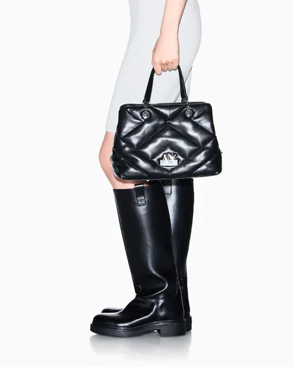 Mala Shopper Logo Preta