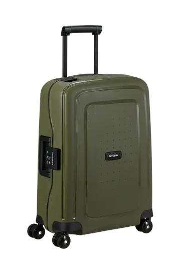 Mala de Cabine 55cm 4 Rodas Verde-Azeitona