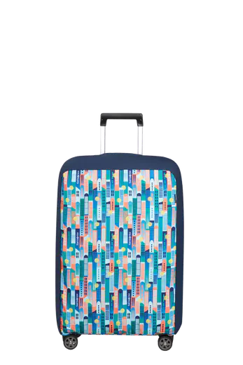 Capa para Mala de Viagem M Estampado Cidade
