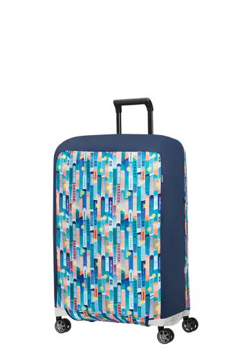 Capa para Mala de Viagem M Estampado Cidade