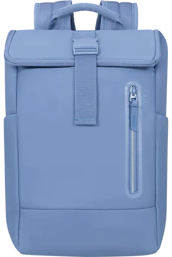 Mochila Rolltop Para Portátil 14 Azul Tempestade