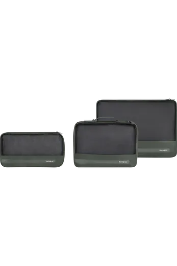 Conjunto 3 Bolsas Organizadoras Verde
