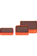 Conjunto 3 Bolsas Organizadoras Laranja 