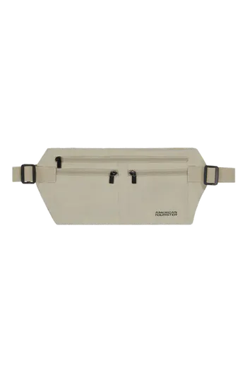 Bolsa de Cintura Antirroubo RFID para Viagem Bege
