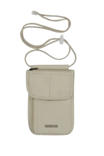 Bolsa de Pescoço Antirroubo RFID para Viagem Areia