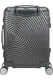 Mala de Cabine 55cm 4 Rodas em Alumínio Antracite - Soundbox Alu | American Tourister®