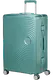 Mala de Viagem Grande 77cm 4 Rodas em Alumínio Turquesa - Soundbox Alu | American Tourister®