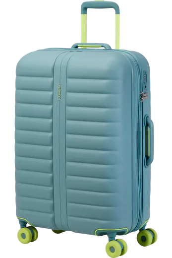Mala de Viagem Média 67cm Expansível 4 Rodas Verde Menta Suave