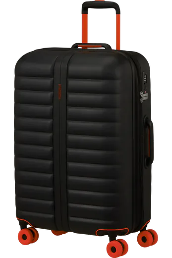 Mala de Viagem Média 67cm Expansível 4 Rodas Preto