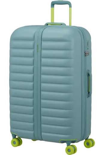 Mala de Viagem Grande 77cm Expansível 4 Rodas Verde Menta Suave