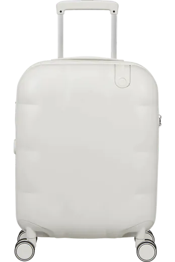 Mala de Cabine 55cm 4 Rodas Branco Nuvem