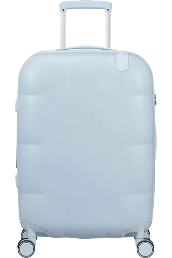 Mala de Viagem Média 67cm Expansível 4 Rodas Azul Suave