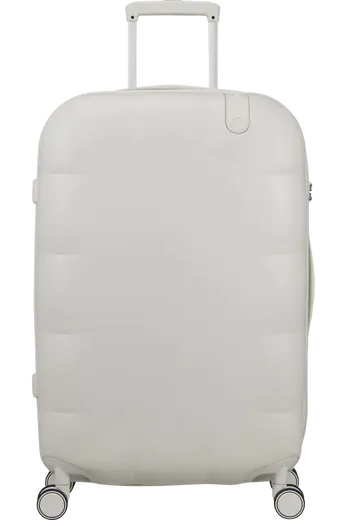 Mala de Viagem Grande 77cm Expansível 4 Rodas Branco Nuvem 