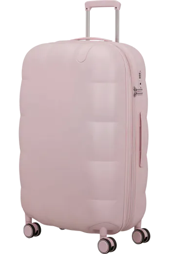 Mala de Viagem Grande 77cm Expansível 4 Rodas Rosa Nuvem 