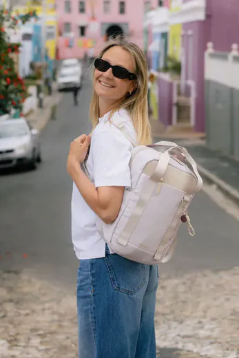Mochila City Bege Areia