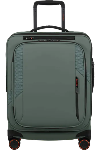 Mala de Cabine 55cm Expansível 4 Rodas Verde Sálvia