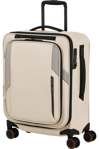 Mala de Cabine 55cm Expansível 4 Rodas Areia
