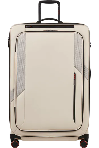 Mala de Viagem Extragrande 84cm Expansível 4 Rodas Areia