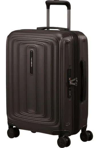 Mala de Cabine 55cm Expansível 4 Rodas Castanho Mate