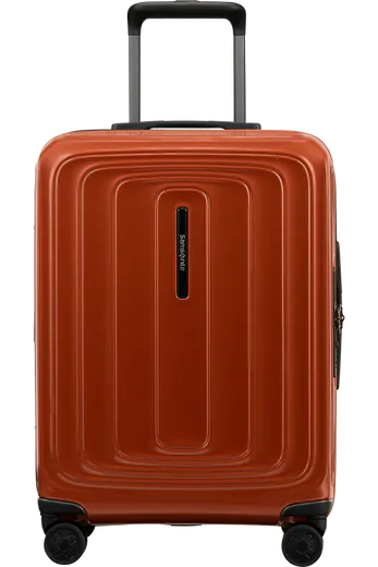 Mala de Cabine 55cm Expansível 4 Rodas Terracota Metálico