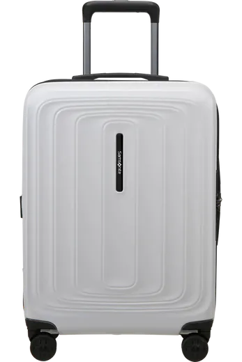 Mala de Cabine 55cm Expansível 4 Rodas Branco Metálico