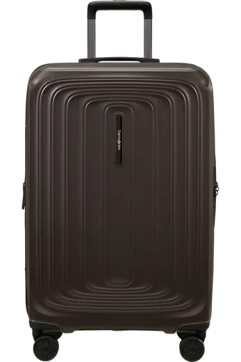 Mala de Viagem Média 69cm Expansível 4 Rodas Castanho Mate