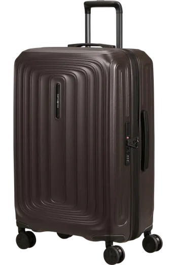 Mala de Viagem Média 69cm Expansível 4 Rodas Castanho Mate