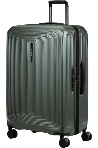Mala de Viagem Grande 75cm Expansível 4 Rodas Caqui Mate