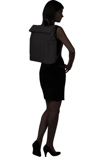 Mochila Rolltop para Portátil 15.6 Preto