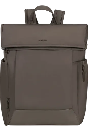 Mochila Rolltop para Portátil 15.6 Castanho