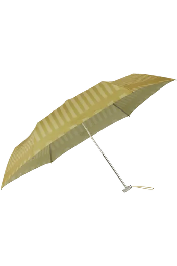 Guarda-Chuva Mini Desdobrável Manual Listras Mostarda