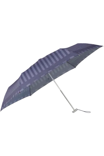 Guarda-Chuva Mini Desdobrável Manual Listras Violeta