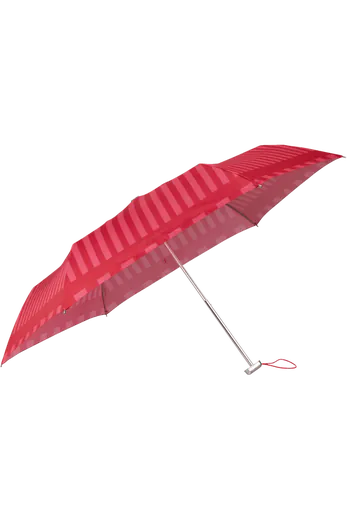 Guarda-Chuva Mini Desdobrável Manual Listras Fuchsia