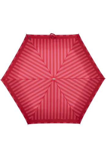 Guarda-Chuva Mini Desdobrável Manual Listras Fuchsia