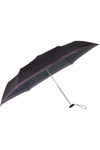 Guarda-Chuva Mini Desdobrável Manual Preto / Vermelho