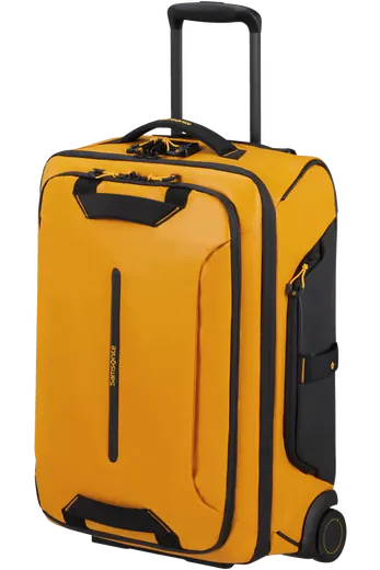 Saco de Viagem 55cm 2 Rodas Amarelo