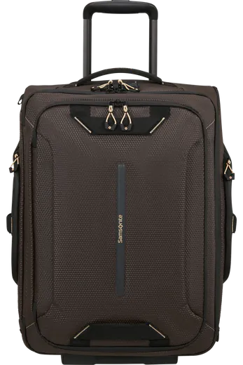 Saco/Mochila de Viagem 55cm 2 Rodas Castanho Café