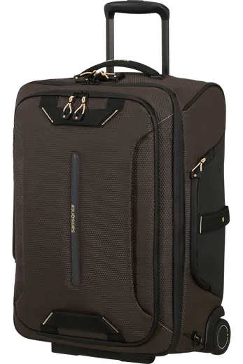 Saco/Mochila de Viagem 55cm 2 Rodas Castanho Café