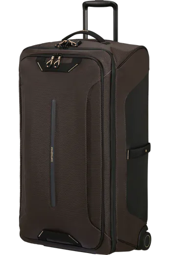 Saco de Viagem Grande 79cm 2 Rodas Castanho Café