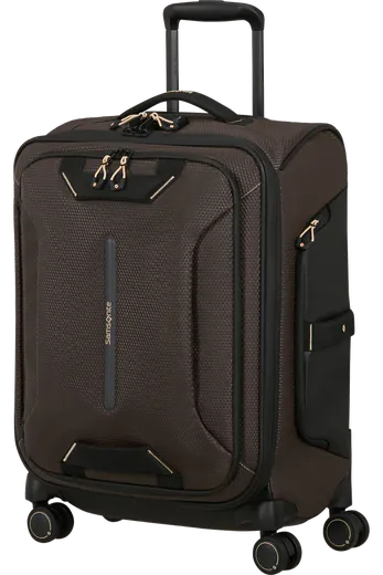 Saco de Viagem de Cabine 55cm 4 Rodas Castanho Café