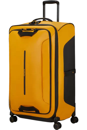 Saco de Viagem Grande 79cm 4 Rodas Amarelo