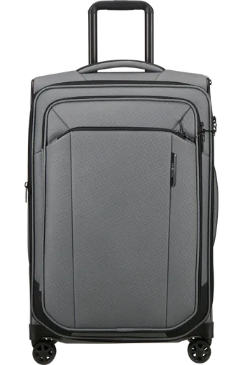 Mala de Viagem Média 67cm Expansível 4 Rodas Cinzento Carvão