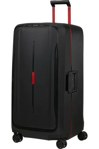 Mala de Viagem Trunk 80cm 4 Rodas Carvão/Vermelho