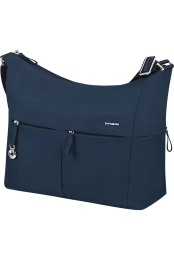Bolsa de Ombro M 2 Bolsos Azul Escuro
