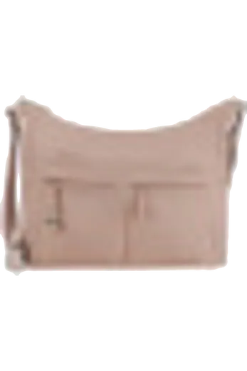 Bolsa de Ombro M 2 Bolsos Rosa Seco